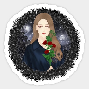 Flower Girl Sticker